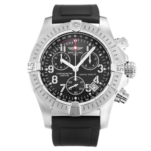 45.4MM Mens 316 Steel Replica Breitling Avenger Seawolf A73390