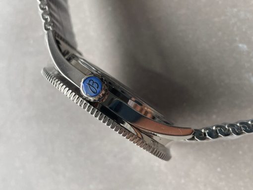 GF Factory 1:1 Breitling SuperOcean Heritage 57 SS/Black Ceramic Bezel Blue Dial Colors Markers A2824 - Image 15