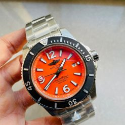 BLSF Factory 1:1 Breitling Superocean Automatic 44mm Best Edition orange Dial Black Bezel A2824
