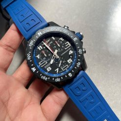 OGF Factory 1:1 Breitling Endurance pro 44mm Black dial Blue Rubber Strap quartz movement