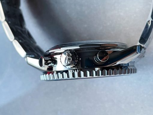BLS Factory 1:1 Breitling Navitimer 01 Best Edition SS Salmon Dial A7750 - Image 8