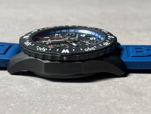 OGF Factory 1:1 Breitling Endurance pro 44mm Black dial Blue Rubber Strap quartz movement - Image 8