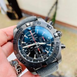 GF Factory 1:1 Breitling Chronomat 44mm Blacksteel Special Edition Black Dial A7750