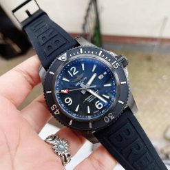 TF Factory 1:1 Breitling Superocean Automatic 44mm Best Edition Black Dial Black Bezel A2824