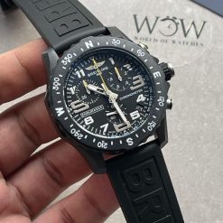 OGF Factory 1:1 Breitling Endurance pro 44mm Army black dial black Rubber Strap quartz movement
