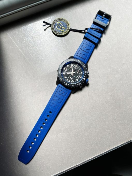 OGF Factory 1:1 Breitling Endurance pro 44mm Black dial Blue Rubber Strap quartz movement - Image 3