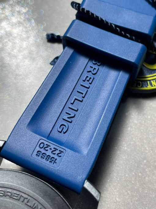 OGF Factory 1:1 Breitling Endurance pro 44mm Black dial Blue Rubber Strap quartz movement - Image 11