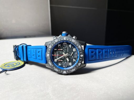 OGF Factory 1:1 Breitling Endurance pro 44mm Black dial Blue Rubber Strap quartz movement - Image 7