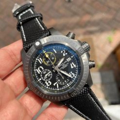 GF Factory 1:1 Breitling Avenger Bandit DLC Best Edition Black Dial A7750